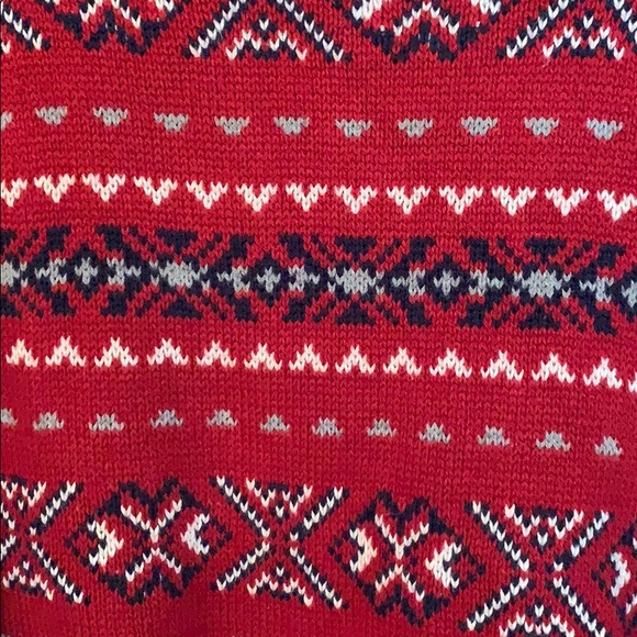 St. John’s Bay red men’s sweater large - Picture 2 of 4